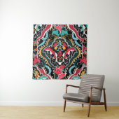 Vintage indian seamless pattern. Floral wallpaper タペストリー (インサイチュ)