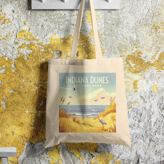 Vintage Indiana Dunes National Park  トートバッグ