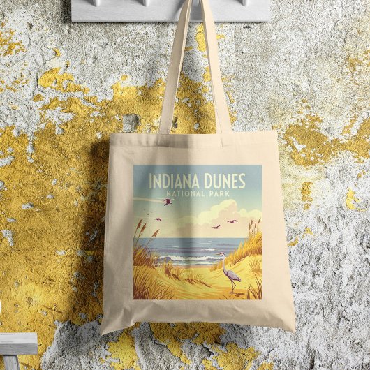 Vintage Indiana Dunes National Park トートバッグ