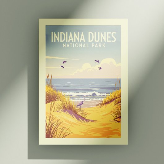 Vintage Indiana Dunes National Park  ポストカード