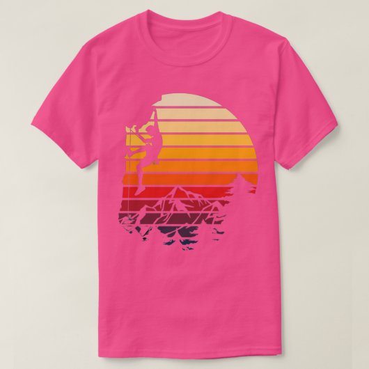 Vintage Indoor Rock Climbing 6 Tシャツ (デザイン正面)
