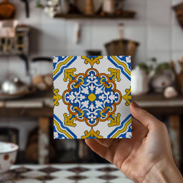 Vintage-Inspired Azulejo Pattern Old World Charm タイル