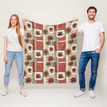 Vintage Inspired Christmas Florals Quilt Pattern