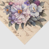 Vintage Inspired Floral Love Letter Decoupage 薄葉紙 (詳細)