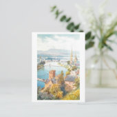 Vintage Inverness from Castle Hill, Scotland ポストカード (スタンド正面)