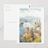 Vintage Inverness from Castle Hill, Scotland ポストカード (正面/裏面)