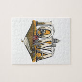 Vintage Iowa Heartland Farm and State ジグソーパズル (横)