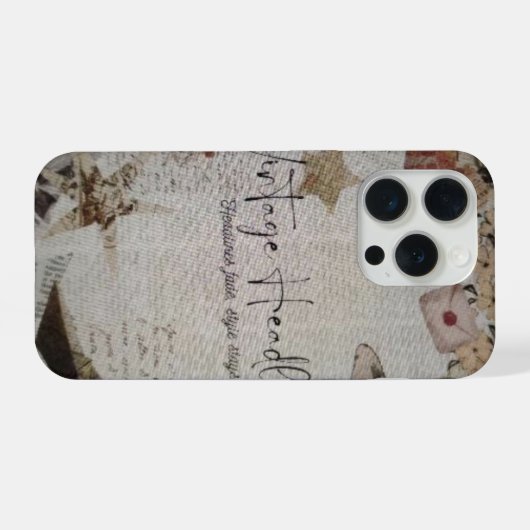 Vintage  iPhoneケース (裏面横)