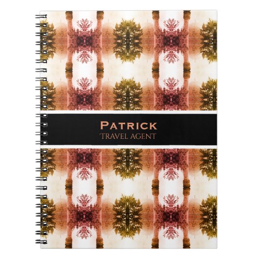 Vintage Iran Isfahan royal mosque ノートブック (正面)