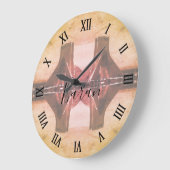 Vintage Iran Tehran Azadi Square ラージ壁時計 (傾斜)