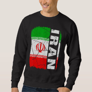 Vintage Iranian Flag Iran Pride Roots Heritage スウェットシャツ