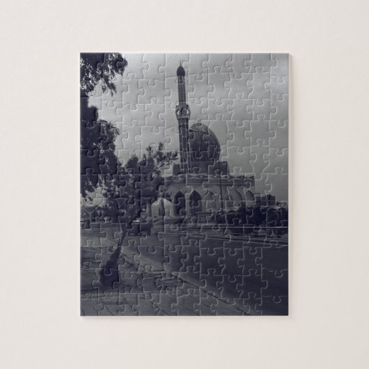 Vintage Iraq Baghdad Buniya Mosque ジグソーパズル (縦)
