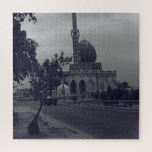 Vintage Iraq Baghdad  Buniya Mosque ジグソーパズル (縦)