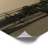 Vintage Iraq Baghdad Buniya Mosque ポスター (角)