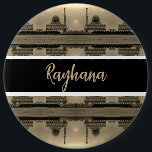 Vintage Iraq Baghdad Buniya Mosque 缶バッジ<br><div class="desc">Vintage Iraq Baghdad Buniya Mosque</div>