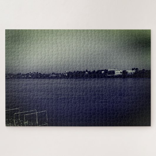 Vintage Iraq Baghdad forat river ジグソーパズル (横)