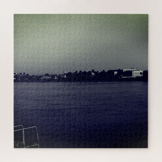 Vintage Iraq Baghdad forat river ジグソーパズル (横)