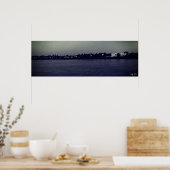 Vintage Iraq Baghdad forat river ポスター (キッチン)