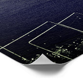 Vintage Iraq Baghdad forat river ポスター (角)