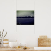 Vintage Iraq Baghdad forat river ポスター (キッチン)