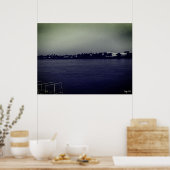 Vintage Iraq Baghdad forat river Poster ポスター (キッチン)