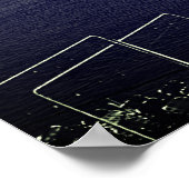 Vintage Iraq Baghdad forat river Poster ポスター (角)