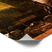 Vintage Iraq baghdad fountain ポスター (角)