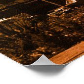 Vintage Iraq baghdad fountain ポスター (角)