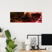 Vintage Iraq baghdad fountain ポスター (ホームオフィス)