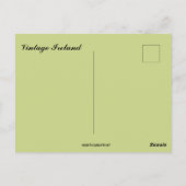 Vintage Ireland Map ポストカード (裏面)