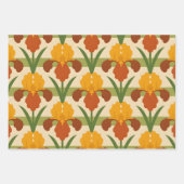 Vintage Iris ラッピングペーパーシート (正面2)