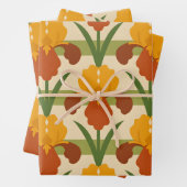 Vintage Iris ラッピングペーパーシート (インサイチュ)