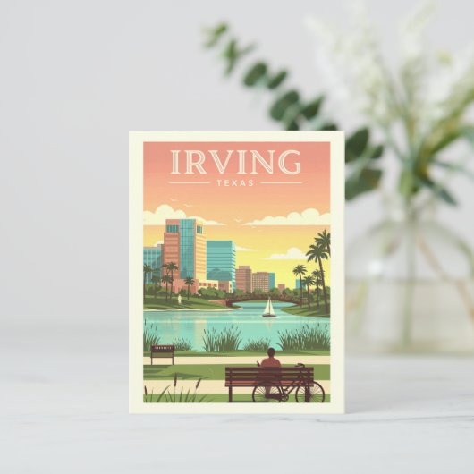 Vintage Irving Texas ポストカード (スタンド正面)