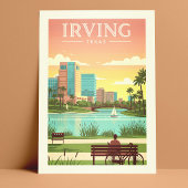 Vintage Irving Texas ポストカード