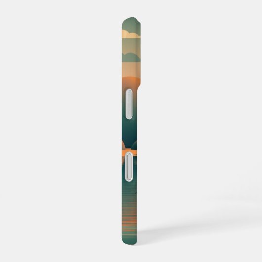 Vintage Island Bay iPhone 16ケース (右側面)