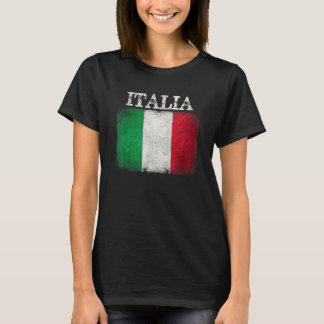 Vintage Italia Italian Flag Italy Men Women Kids Y Tシャツ