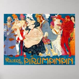 Vintage Italian Ad 1907 ポスター