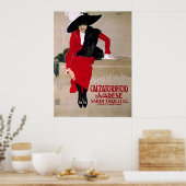 Vintage Italian Shoe Factory Advertisement ポスター (キッチン)