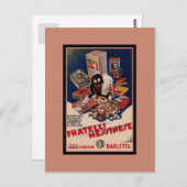 Vintage Italian sweets advertising ポストカード (正面/裏面)