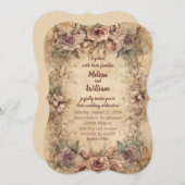 Vintage Italian Wedding 招待状 (正面/裏面)