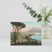 Vintage Italy, Bay of Naples and Vesuvius ポストカード (スタンド正面)