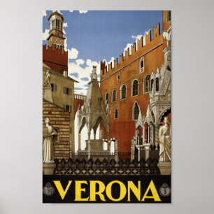 Vintage Italy Travel Poster ポスター
