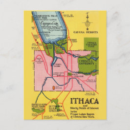 Vintage Ithica New York Greeting Postcard ポストカード