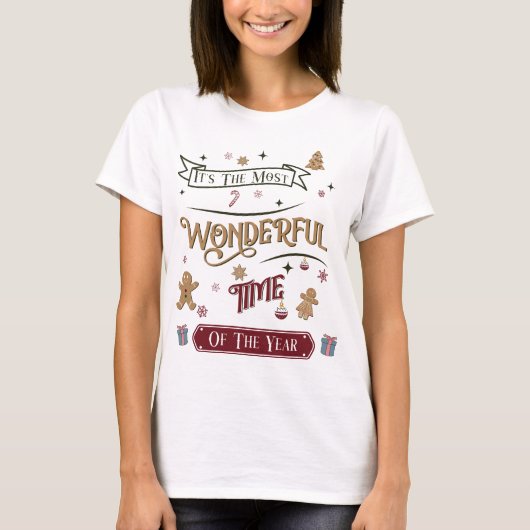 Vintage It's The Most Wonderful Time Tシャツ (正面)