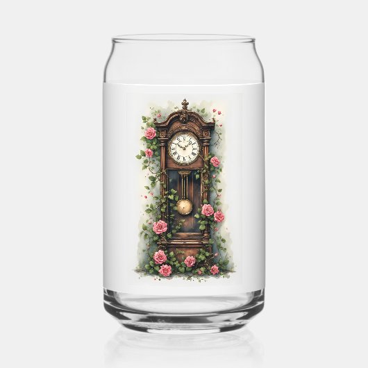 Vintage Ivy Rose Grandfather Clock ガラス缶 (裏面)