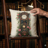 Vintage Ivy Rose Grandfather Clock クッション