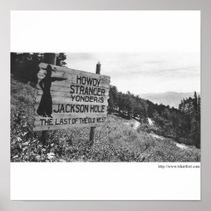 Vintage Jackson Hole ポスター
