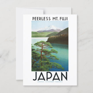 Vintage Japan Postcard Mt. Fuji ポストカード