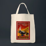 Vintage Japanese Airline Ad トートバッグ<br><div class="desc">Vintage Japanese air travel poster.</div>