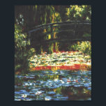 Vintage Japanese Bridge in Giverny Claude Monet ポスター<br><div class="desc">A beautiful print of ''Japanese Bridge in Giverny" - oil on canvas painted by Claude Monet (1840-1926) in 1900. Claude Monet was one of the founders of French impressionist painting and could be described as the cream of the crop.</div>